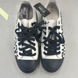 Burberry Monochrome Lace-Up Sneakers